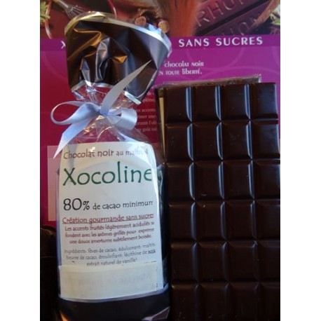 Chocolat noir 80 % cacao Xocoline