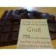 Chocolat Noir Grué 75% cacao