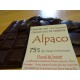 Chocolat Noir Alpaco 75% cacao