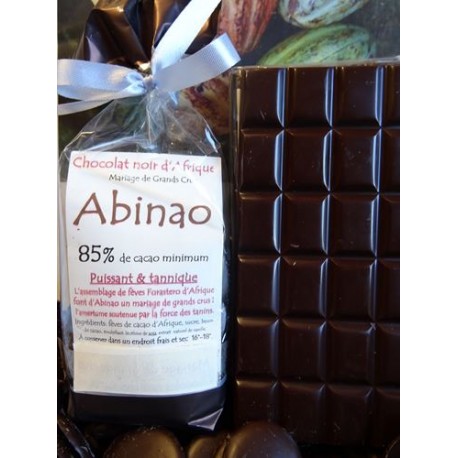 Chocolat Noir Abinao 85% cacao