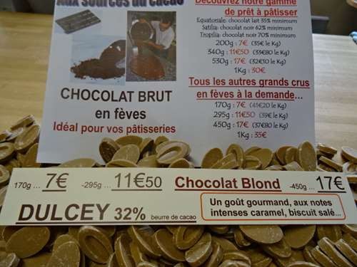 Chocolat Dulcey à Pâtisser 35 %